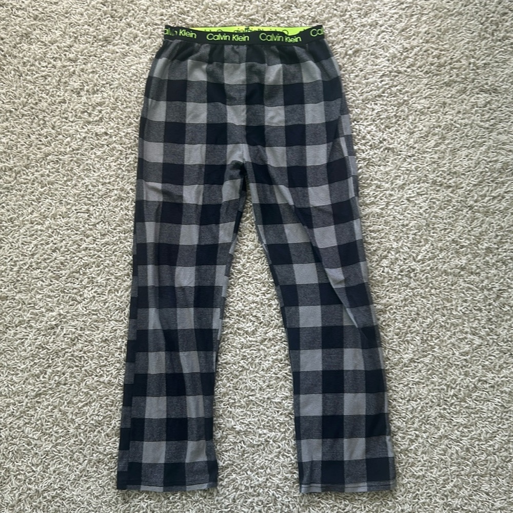 Calvin Klein Boys Large (10-12) Pajama Pants